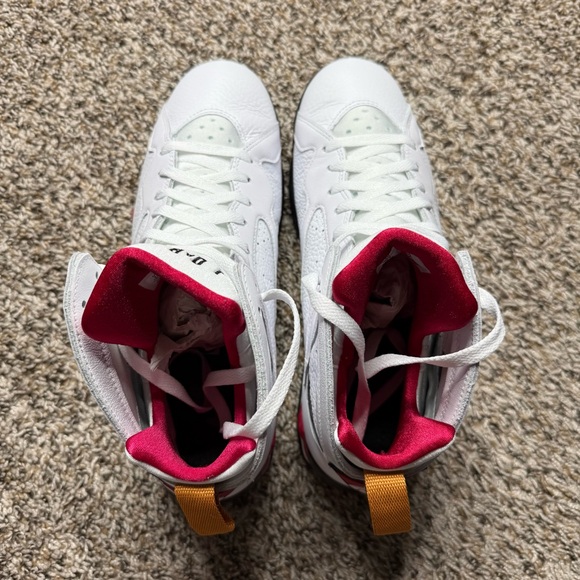 Air Jordan 7 Retro White Sneakers - Picture 10 of 13